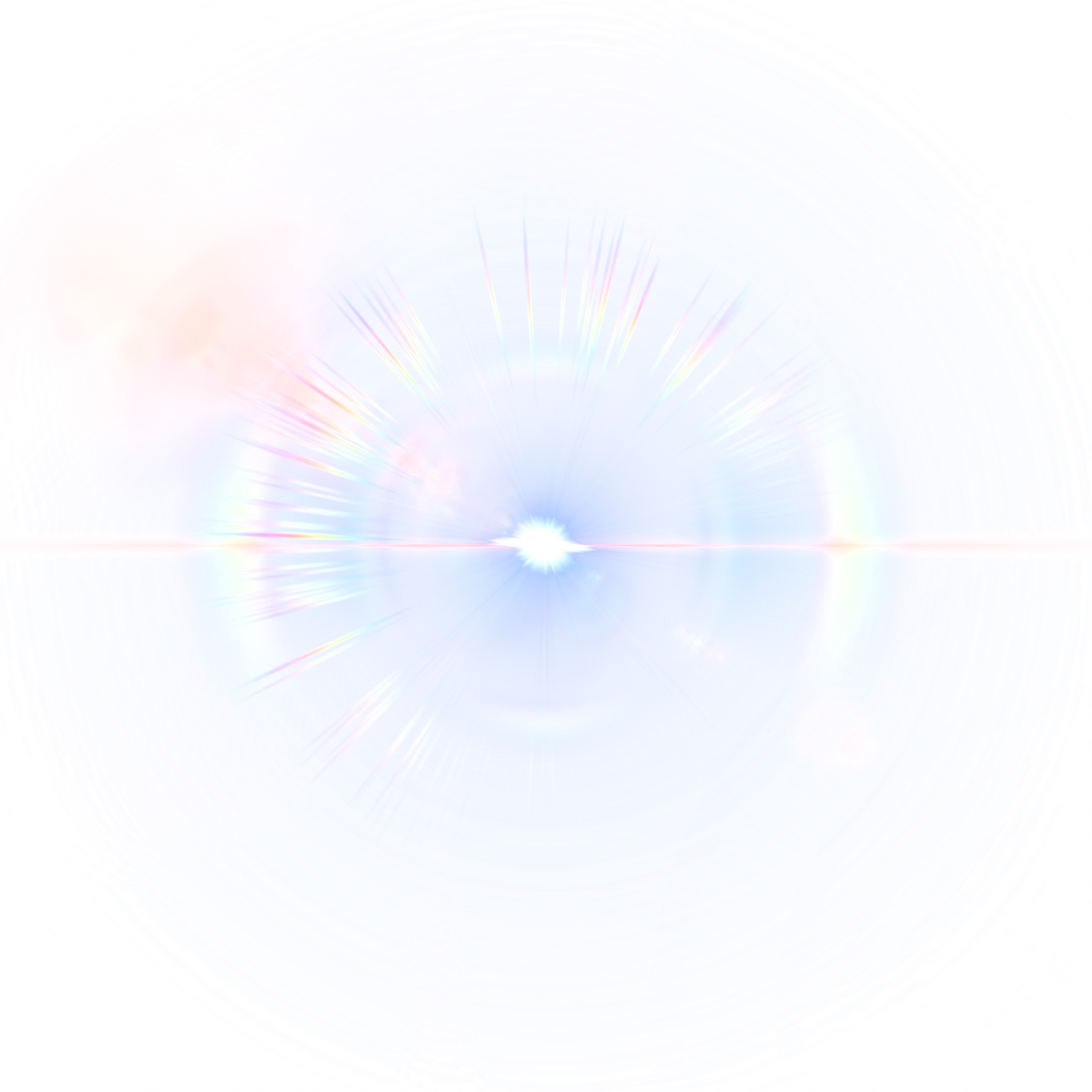 Lens flare light special effect